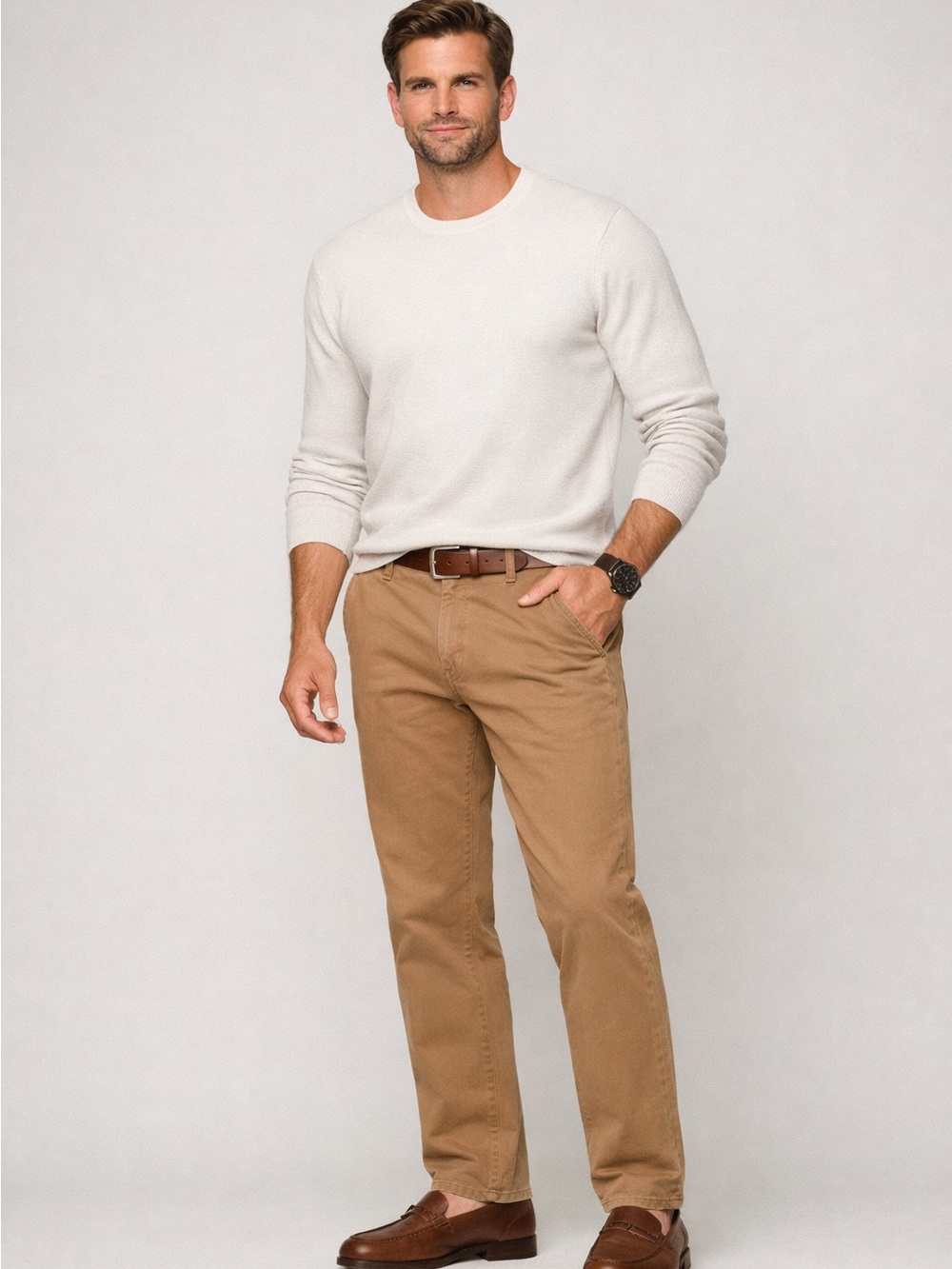 BRAX Cooper Regular Fit Pants – Brown (EUC)